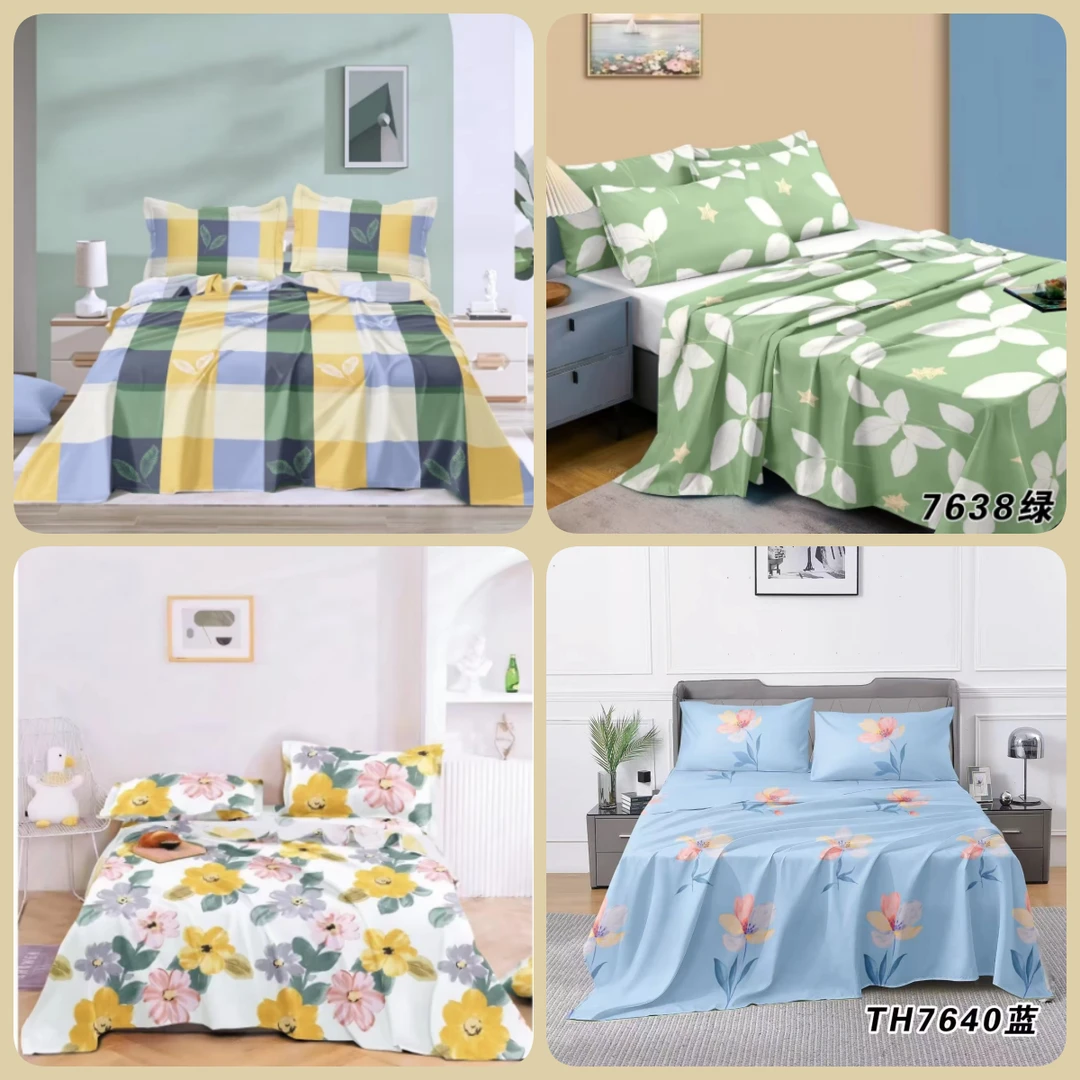 纯棉老粗布床单-花色随机发150*200