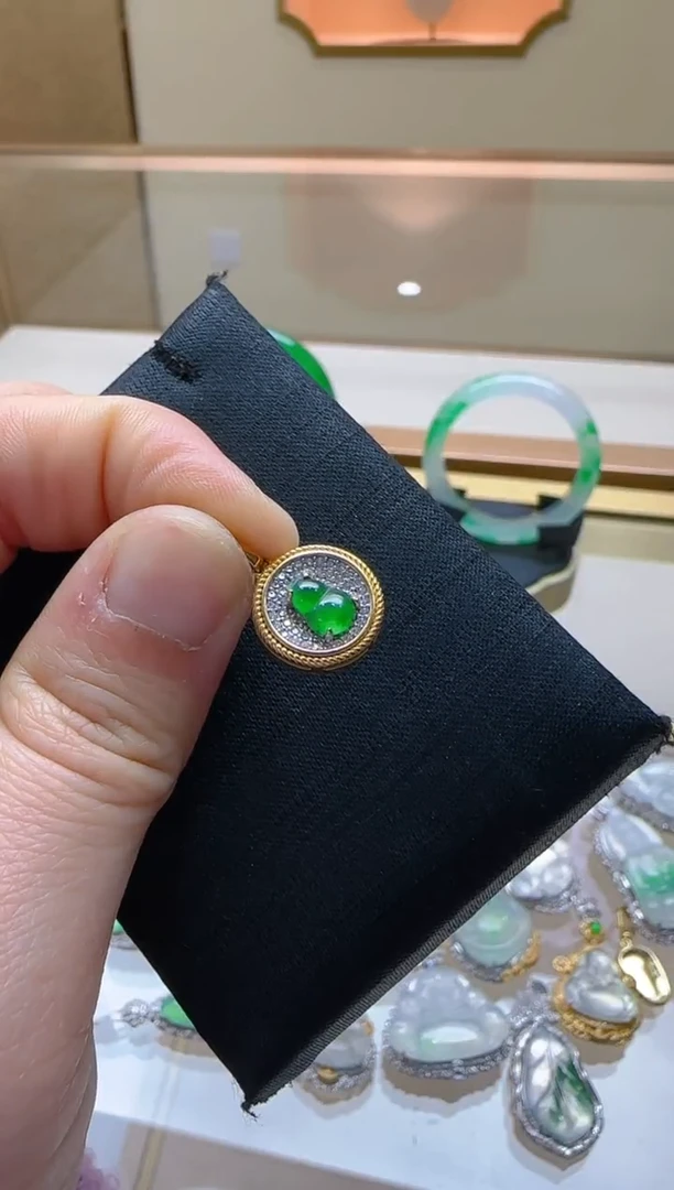 【闪购商品】翡翠吊坠(不含链)银S925镶嵌多样性团购发一件