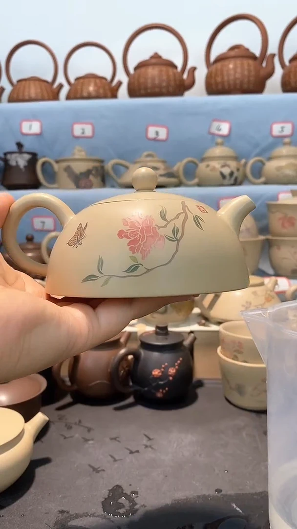 茶壶白泥x紫陶白泥半月壶