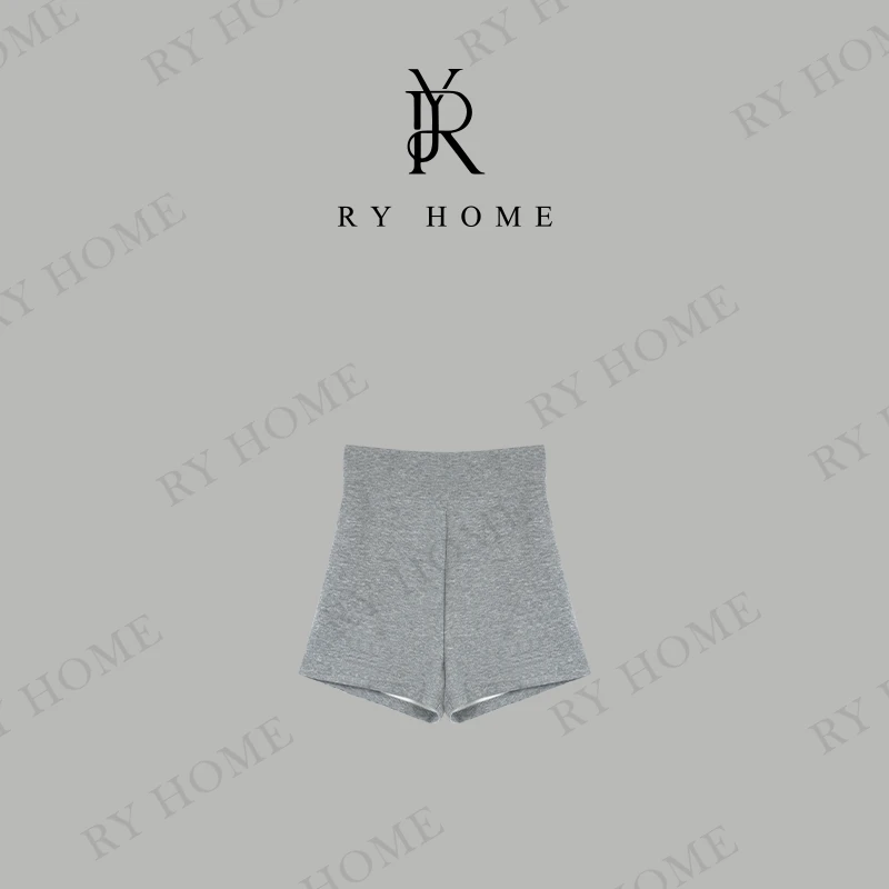 【容雨RYHOME】设计款芭比腰骑行短裤251K2344