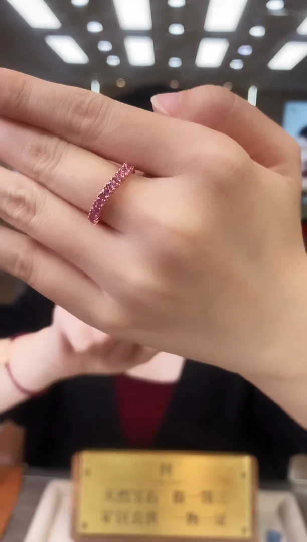 戒指蓝宝石银S925镶嵌09