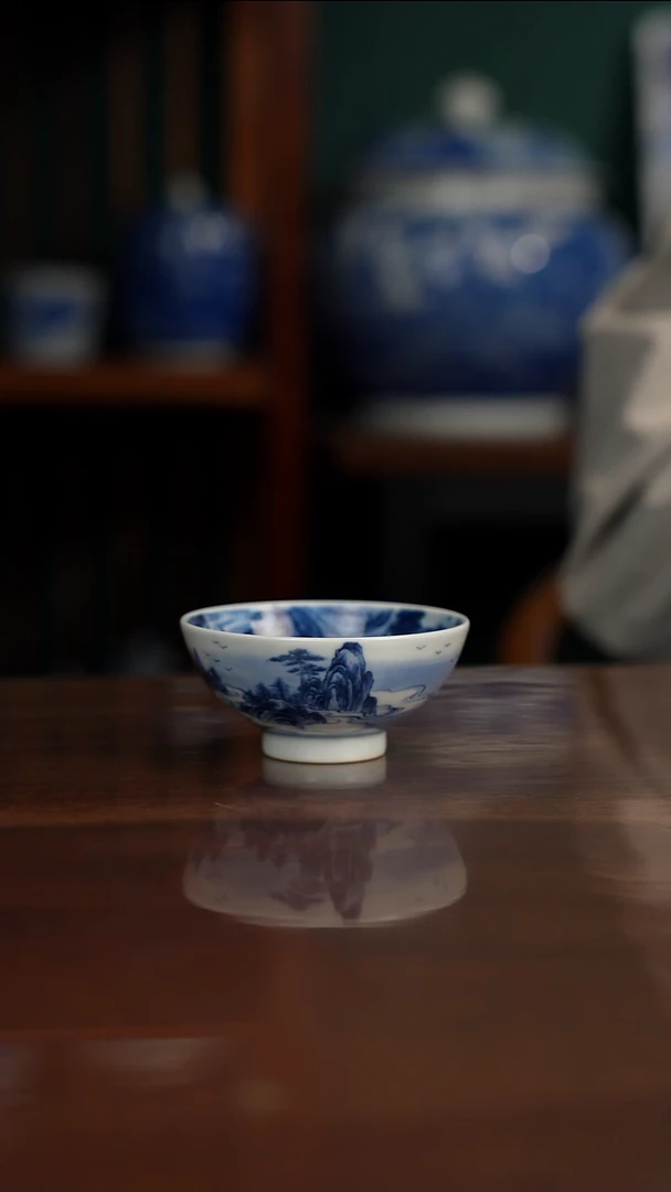 景琳藏 古镇青韵图
