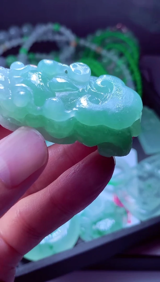 未镶嵌定制翡翠张*#翡翠毛货定制