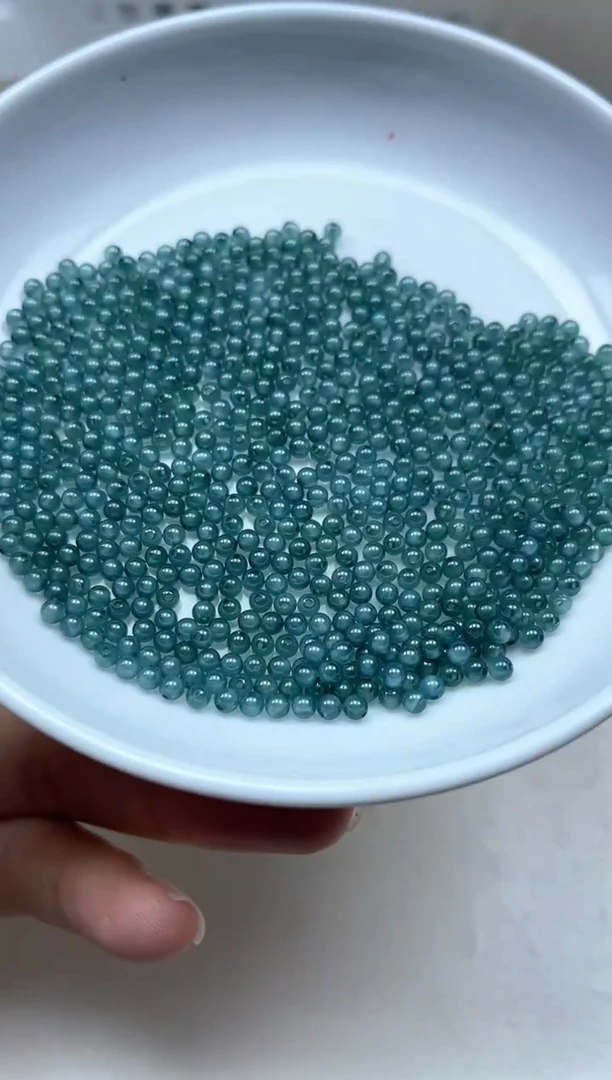 散珠未镶嵌红宝石D509 湖水蓝宝石3mm20个15.5元