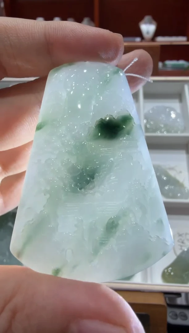 未镶嵌挂件翡翠A货翡翠多样性孤品