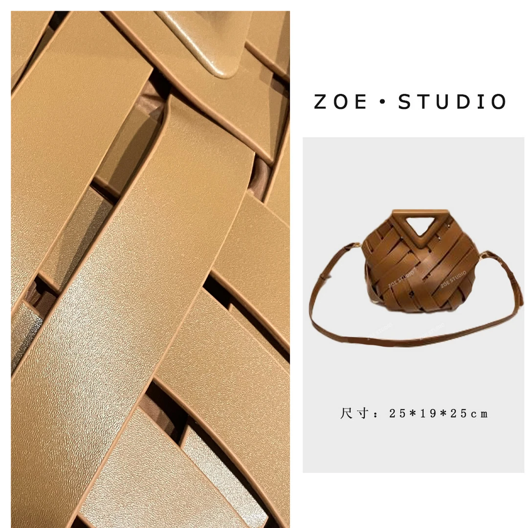 【佐伊甄选】J-6449-焦糖轻奢女士百搭大容量单肩斜挎包大托特包