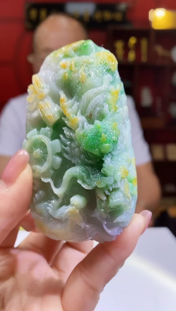 定制翡翠未镶嵌42/0623/W/龙