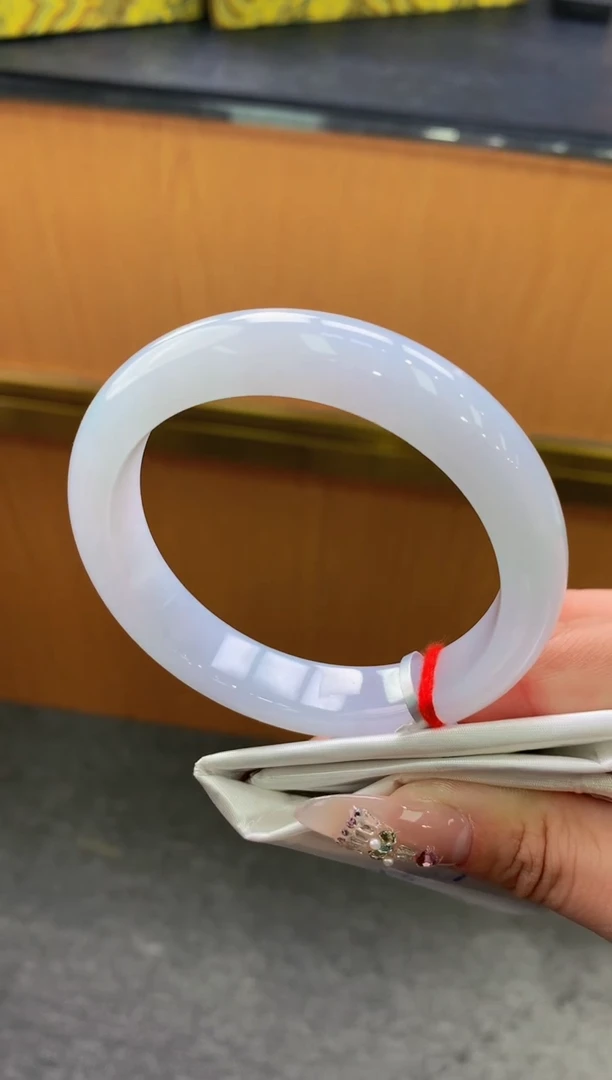 未镶嵌手镯翡翠-F81-正圈58.4