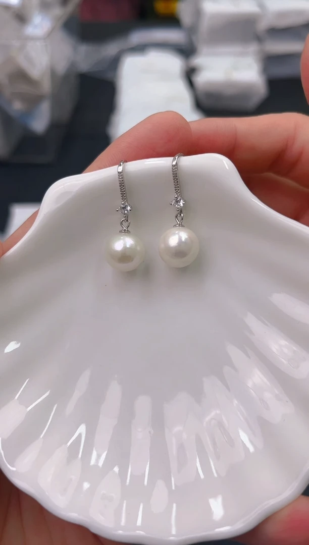 未镶嵌淡水珍珠耳饰ed1345