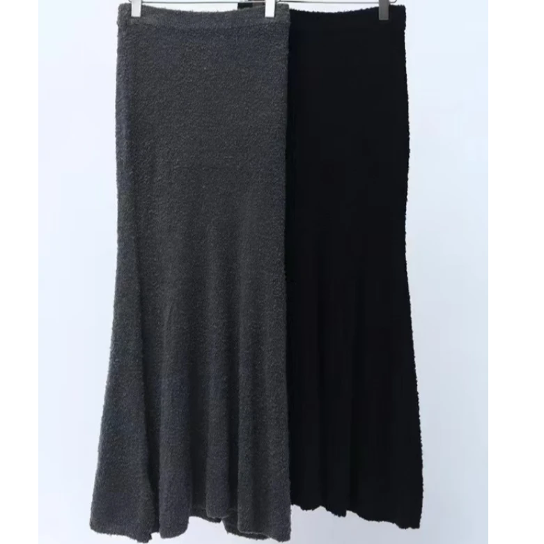 M1558-秋冬羊毛百搭半身裙