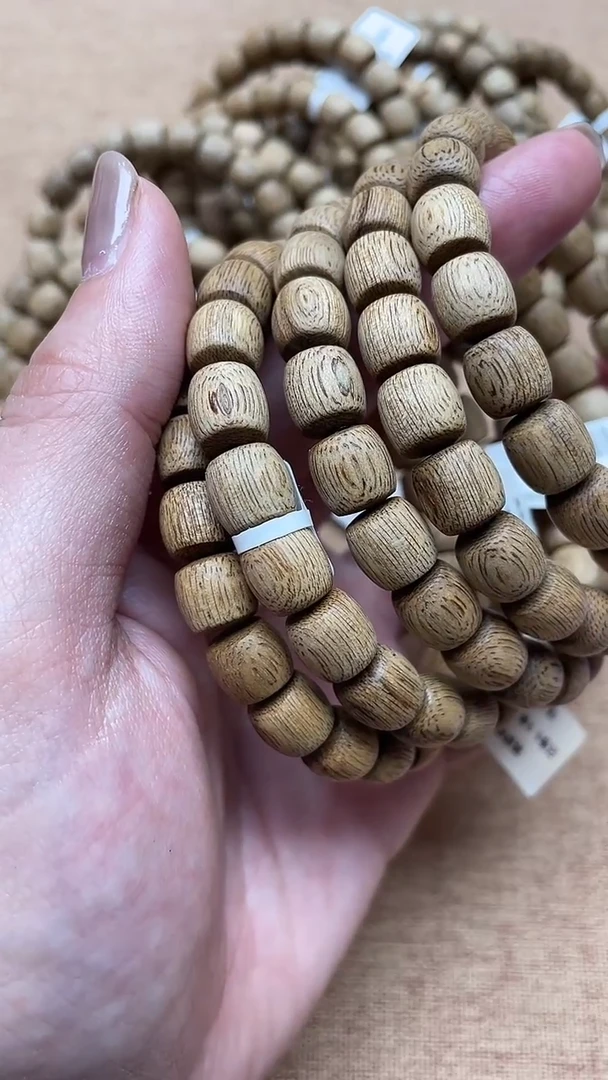 沉香手串菩萨棋沉香0.9老型单圈多样性发其一