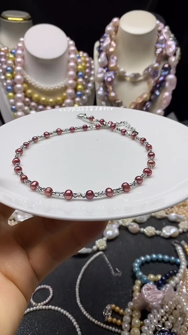 颈饰未镶嵌淡水珍珠多人