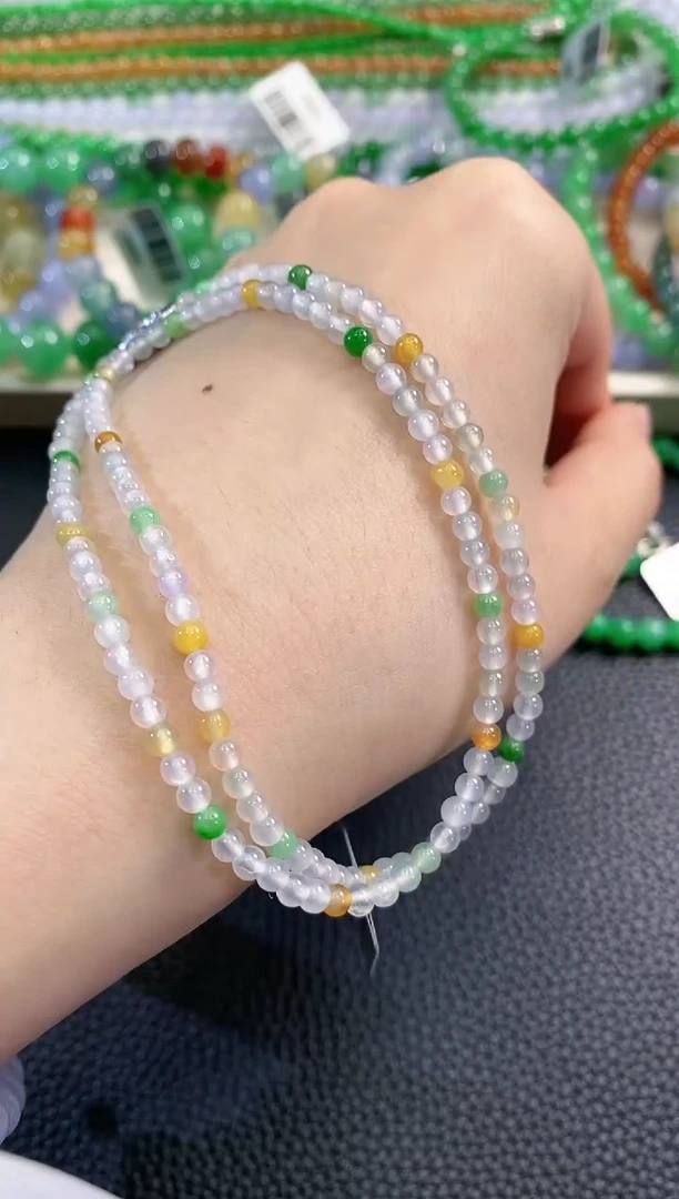 翡翠未镶嵌项链春日珠宝 D39