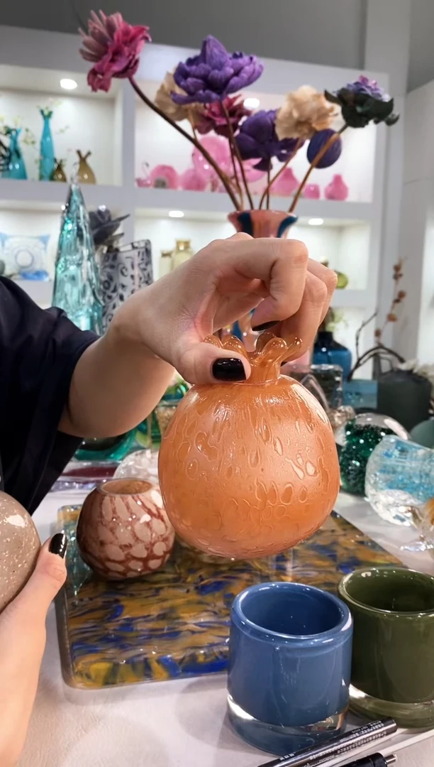 夏*慕忆家手作琉璃花瓶