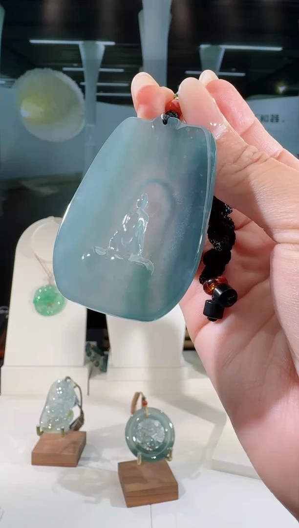 翡翠未镶嵌吊坠(不含链)悟道