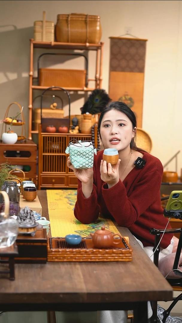 【闪购商品】摆件闪购竹丝扣瓷单个杯子
