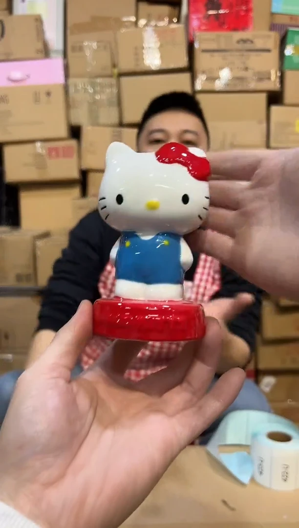 【闪购商品】杯陶瓷蓝色kt猫存钱罐