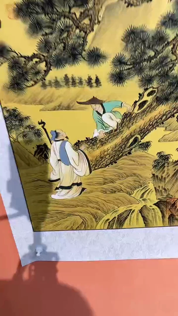 国画张巨富 仿古山水人物4
