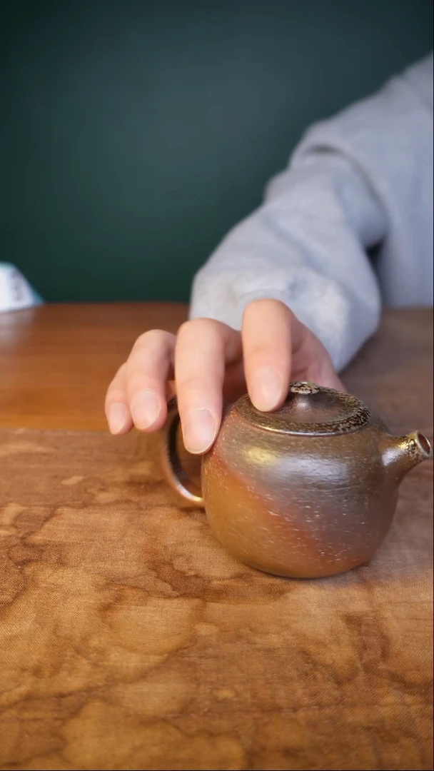 壶双旦的备前  小苹果壶553