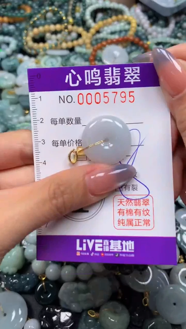 颈饰未镶嵌翡翠闪购005795