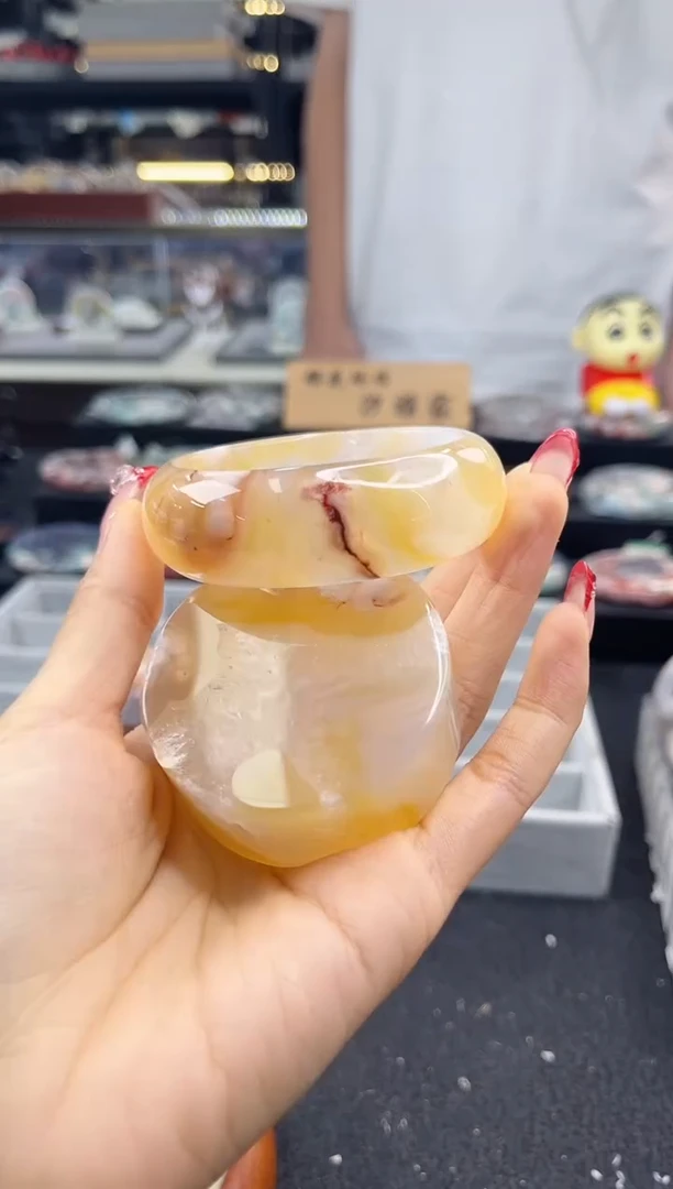 未镶嵌手镯石英质玉55--56圈口 （赠品镯心）3975350
