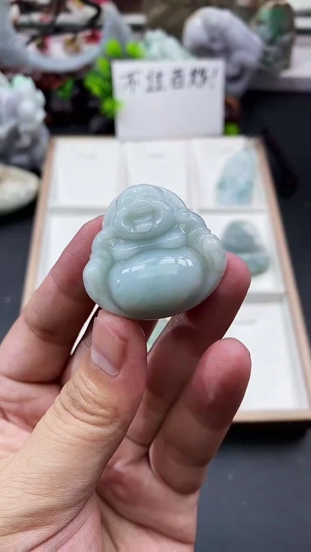 颈饰未镶嵌翡翠缅甸 A货翡翠