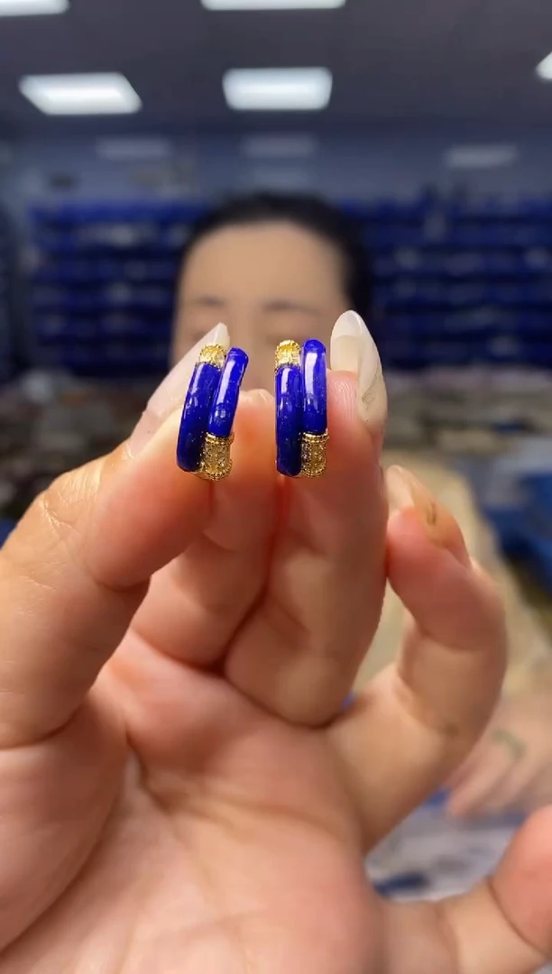 青金石银S925镶嵌EZ5105EZ5105