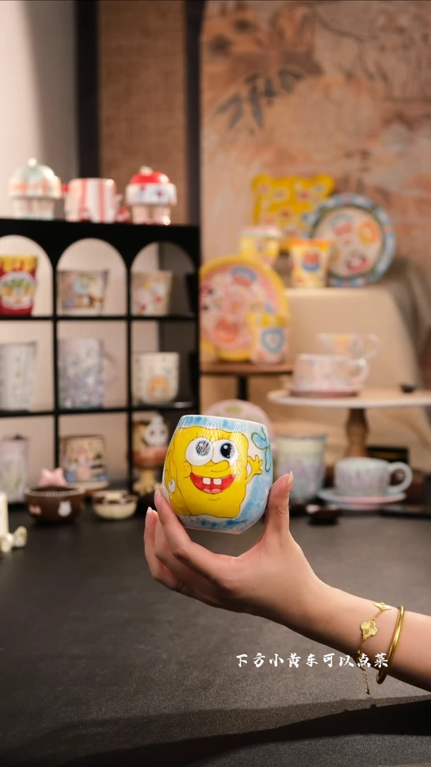 景德镇手工手绘创意设计款陶瓷