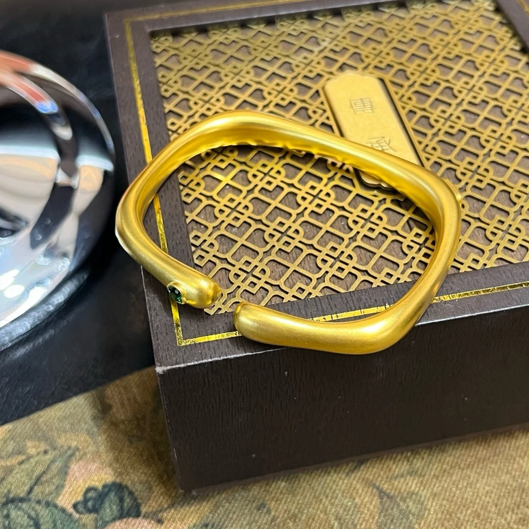 「MJ」足金999 马蹄手镯