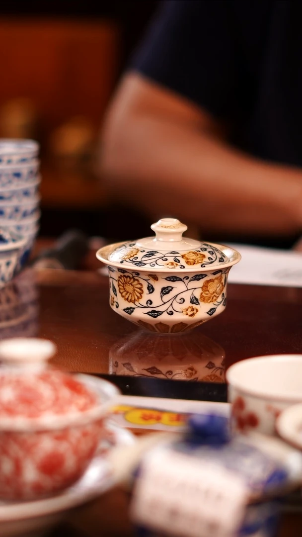 【闪购商品】立勤堂-釉里金高端茶器66