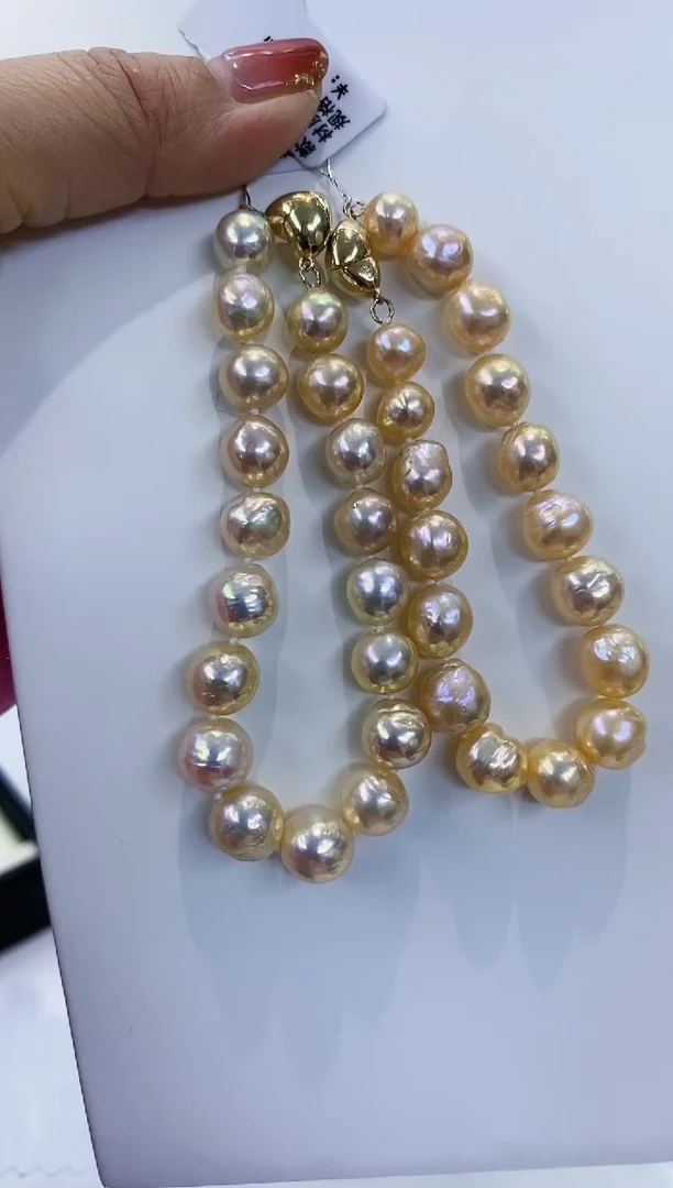 银S925镶嵌手链淡水珍珠Y淡水手链多样性发一