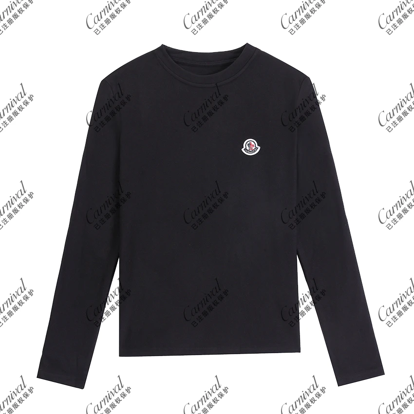 早秋新款时尚简约大气修身百搭圆领休闲秋季打底长袖上衣J5533#