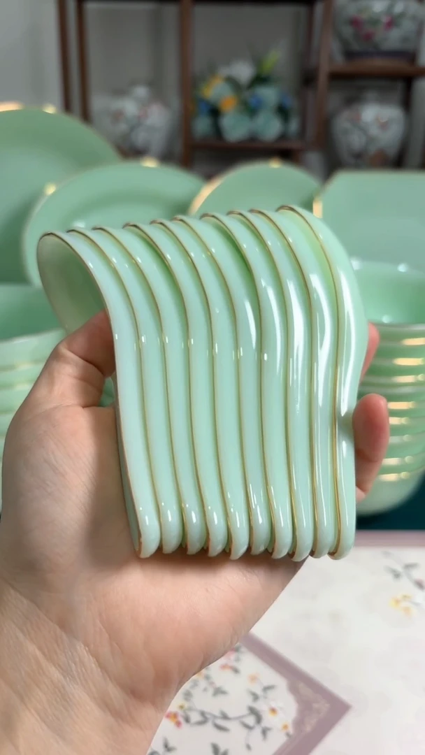 硬质细瓷小汤勺玉瓷10个  【贝美】