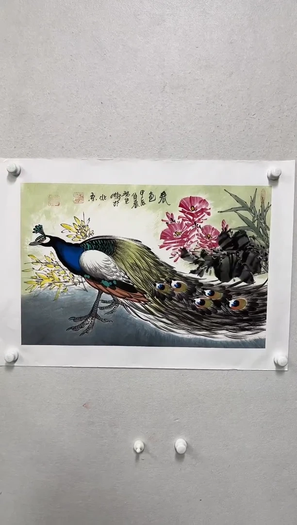 国画老师亲笔国画作品