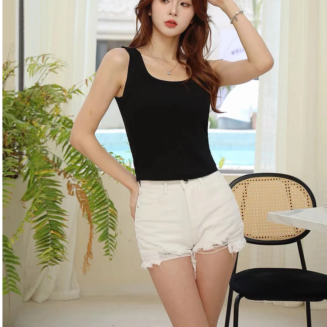 【周郡粉丝专属】爆款螺纹背心女内搭8839