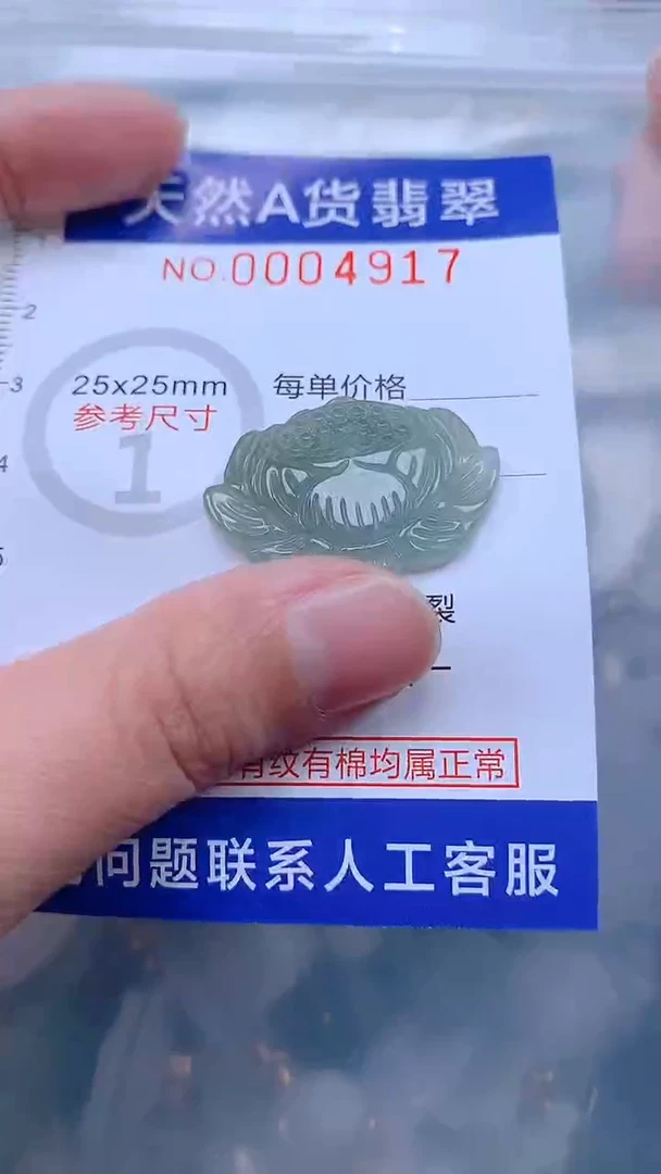 翡翠未镶嵌吊坠(不含链)1