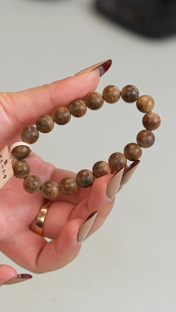 沉香手串安汶沉水10.3mm手串11.7克