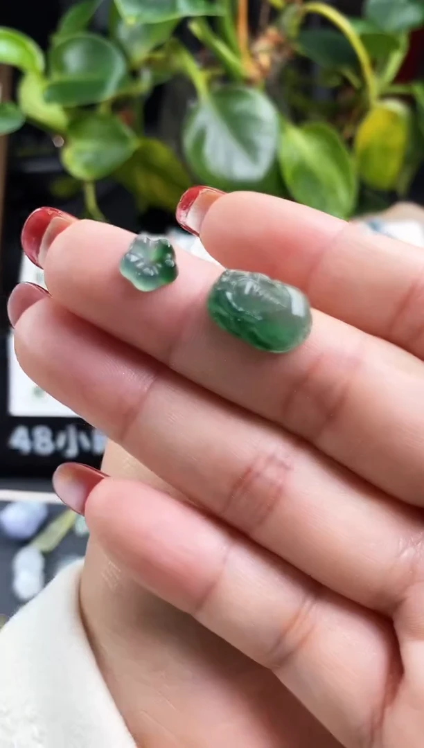 【闪购商品】翡翠戒指未镶嵌貔貅小花