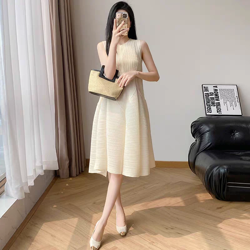 【301-400】2025三宅新款高级气质休闲连衣裙千金名媛风格高级大气