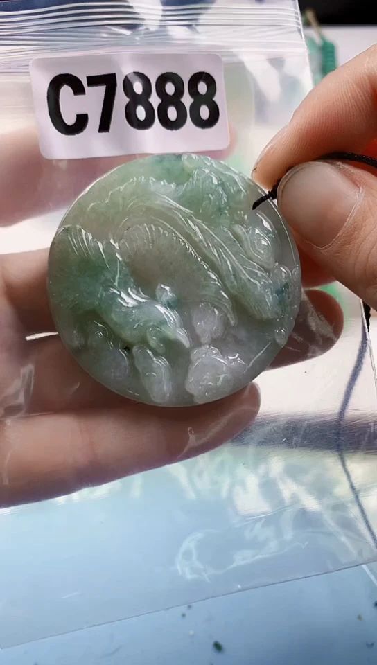 翡翠未镶嵌颈饰天然翡翠吊坠挂件