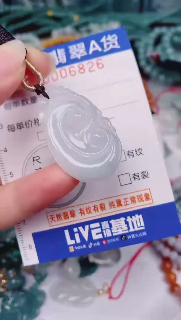 颈饰未镶嵌翡翠00006826