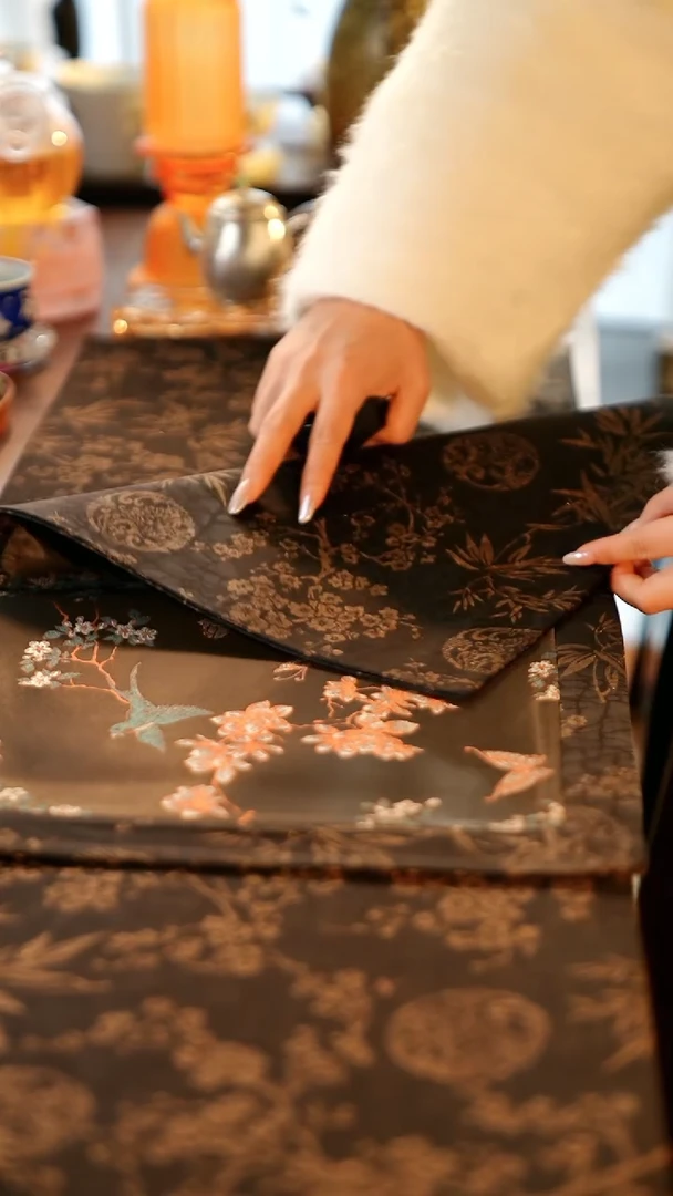 双面可用茶席60*35