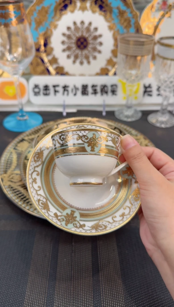 瓷片90毫升杯碟 福利款 2套