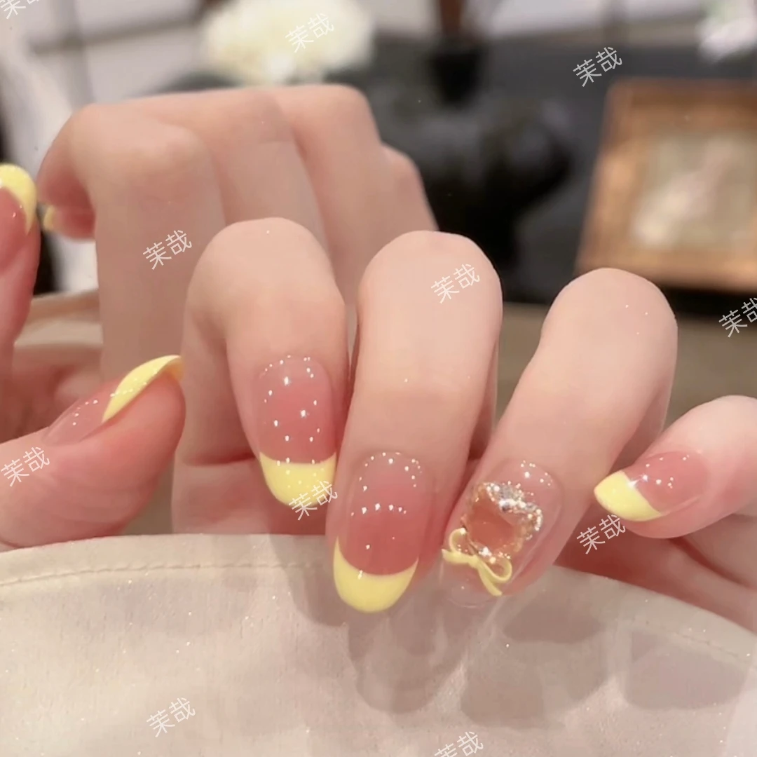 茉哉一珞【招财喵】纯手工定制美甲拆卸穿戴甲A3866