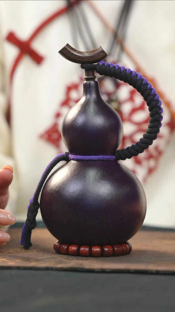 【闪购商品】RY261大漆酒葫芦不包手串及旋转底座