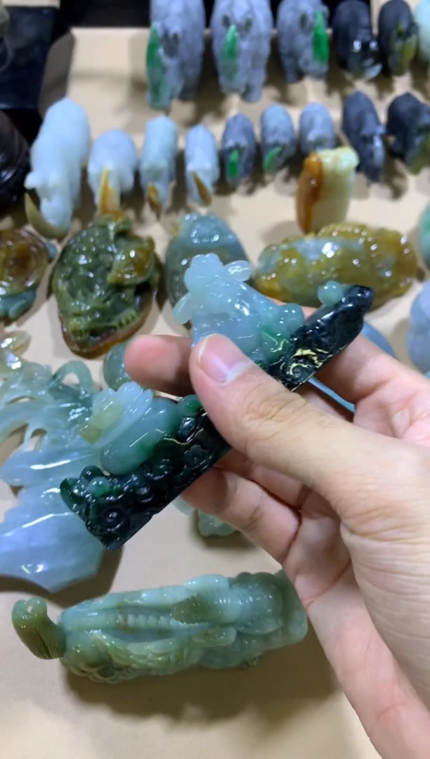 未镶嵌挂件翡翠用****6翡翠摆件