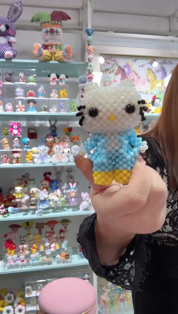 玻璃1105卡4水晶材料包1套kt猫白马王子