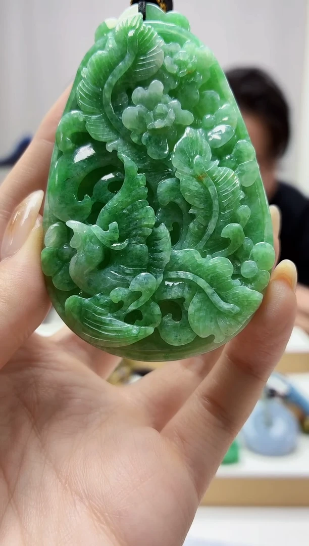 未镶嵌定制翡翠5060jw-毛货挂件119