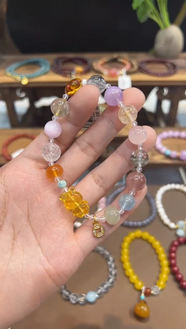 【闪购商品】水晶手串未镶嵌@@手饰