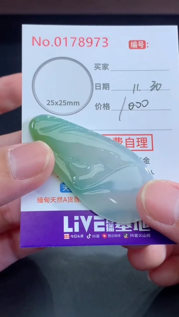 颈饰未镶嵌翡翠北*客天然缅甸A货翡翠
